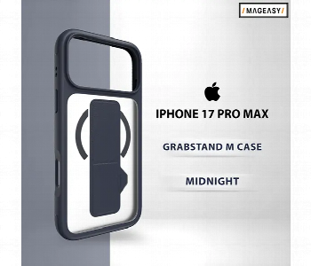 Express Delivery - Mageasy Grabstand M Case For Iphone 17 Pro Max Midnight - ID 7164610