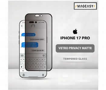 Express Delivery - Mageasy Vetro Privacy Matte Tempered Glass Screen With For Iphone 17 Pro - ID 7164678