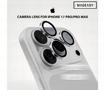 Express Delivery - Mageasy Lenz Sapphire Camera Lens Protector For Iphone 17 Pro And Pro Max White - ID 7164739