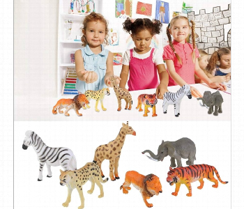 Express Delivery - Mini Jungle Animals Toys Set Safari Wildlife Figures For Kids - ID 7165363