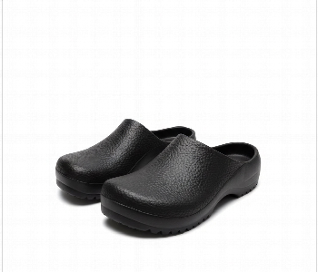Express Delivery - Men Lightweight Waterproof Work Clogs Black Slip Resistant Kitchen Hospital Shoes - ID 7165564