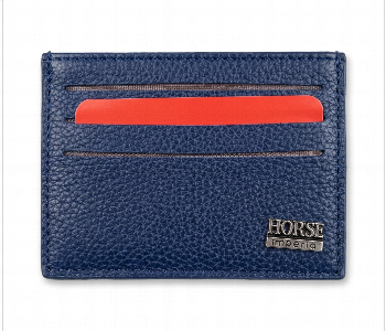 Express Delivery - Men Casual Faux Leather Card Holder Blue Slim Credit Card Case Wallet - ID 7165648