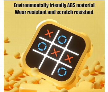 3 In 1 Electronic Tic Tac Toe Game Digital Infinite Tic Tac Toe With Portable Storage Case Front View - ID 7165703