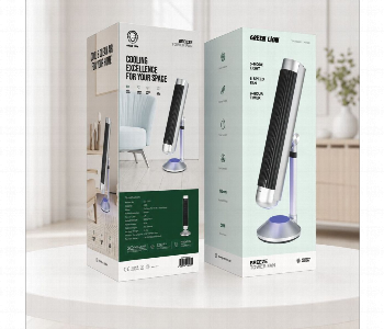 New Arrivals For Green Lion Breeze Tower Fan Silver Gl Tf01 Portable Bladeless Tower Fan With Remote Control - ID 7165820