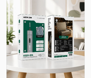 Green Lion Gsd 28 Cordless Screwdriver Grey Gsd 28 Rechargeable Electric Screwdriver Kit Front View - ID 7165864