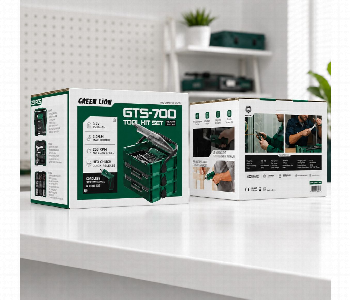Green Lion Gts 700 Tool Kit Set Green Gts 700 Complete Hand Tool Set For Home And Diy Projects Front View - ID 7165865