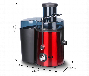 Express Delivery - Raf R.2852 Juice Extractor 1000W 18000Rpm Anti Drip Juicer Red - ID 7165891
