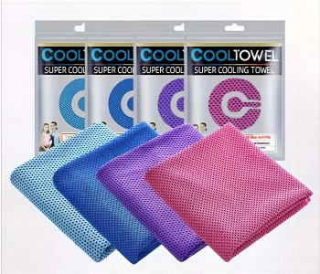 Cooling Sports Towel Ultra Soft Quick Dry Polyester Ice Towel For Fitness Gym And Outdoor Activities Front View - ID 7166003