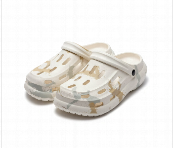 Express Delivery - Men Abstract Splash Print Comfort Clogs Lightweight Slip On Water Shoes With Convertible Heel Strap - ID 7166059