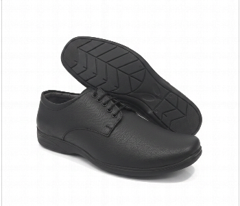 Express Delivery - Mero Jutta Men Classic Black Lace Up Formal Shoes Comfortable Textured Executive Office Derby Shoes - ID 7166061