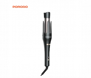 Express Delivery - Porodo 2In1 Hair Styler Fast Heating Curler Straightener Black - ID 7166131