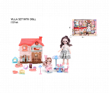 Express Delivery - The Dream Villa Doll House Playset For Kids - ID 7166148