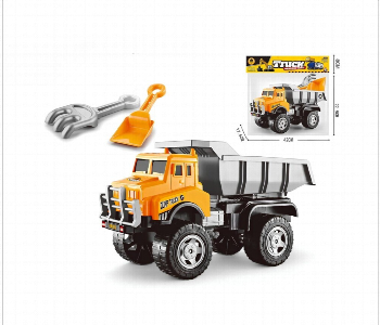 Express Delivery - Mighty Construction Dump Truck With Sand Tools - ID 7166173