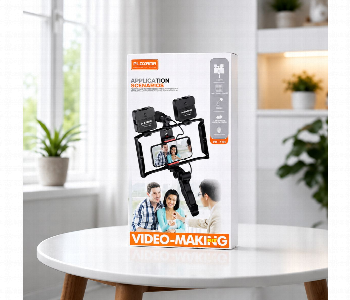 Express Delivery - Plokama Pk 778 Video Making Kit Black For Smartphone Photography Vlogging And Live Streaming - ID 7166290