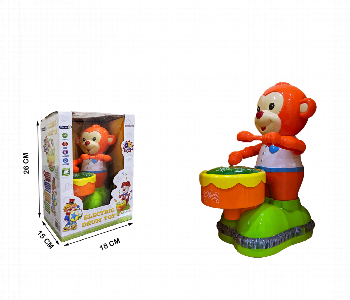 Express Delivery - Musical Rhythms Animated Electric Monkey Drummer Toy - ID 7166306