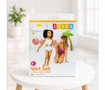 Express Delivery - Intex Wet Set Inflatable Swim Arm Bands For Kids Ages 3 To 6 Years Water Floaties 56669Eu - ID 7166429