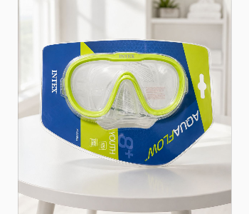Express Delivery - Intex  55916 Youth Swim Mask Green Anti Fog Uv Protection Adjustable Swimming And Snorkeling Mask For Kids 8 Plus - ID 7166432
