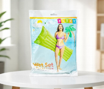 Express Delivery - Intex Wet Set Inflatable Pool Float Air Mattress Lounger For Adults Green 59703Np - ID 7166469