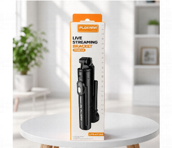 Express Delivery - Plokama Live K7 Led Tripod 110 Cm With Ring Light Bluetooth Remote And Phone Holder For Vlogging Streaming - ID 7166483
