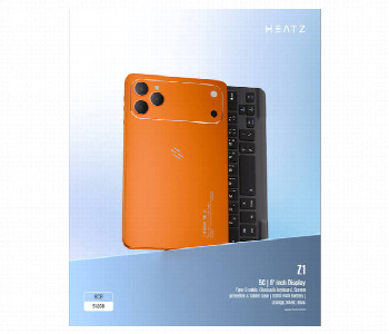 Express Delivery - Heatz 5G Smart Tablet Z1 Orange With Android Display Wifi And Sim Support - ID 7166535