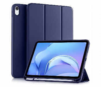 Express Delivery - Premium Smart Case Ipad 11 A16 2025 Blue Trifold Cover - ID 7166613