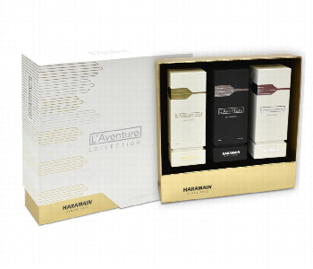 Express Delivery - Haramain Ahp1063 L Aventure Collection Gift Set 3 Into Eau De Parfum - ID 7166650