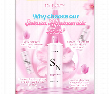 Express Delivery - Ten Twenty Sakura Niacinamide Toner 500Ml - ID 7166721
