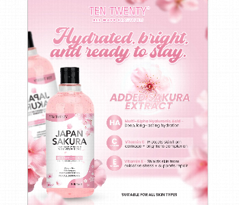 Express Delivery - Ten Twenty Japan Sakura Face And Body Serum 500Ml - ID 7166722