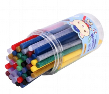 Express Delivery - Deli Multi Color And Glitter Hot Melt Glue Sticks 55 Piece Pack - ID 7166996