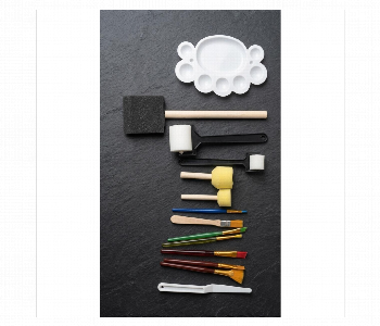 Express Delivery - Artist Tool 14 Pcs Set Paint Kit With Palette And Rollers - ID 7167084