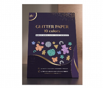 Express Delivery - Glitter Paper A4 10 Sheets Assorted Color Craft Pack - ID 7167121