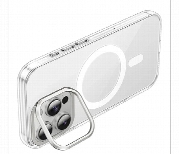 New Arrivals For Hoco As9 Iphone 16 Pro Max Magsafe Clear Case With Holder - ID 7167145
