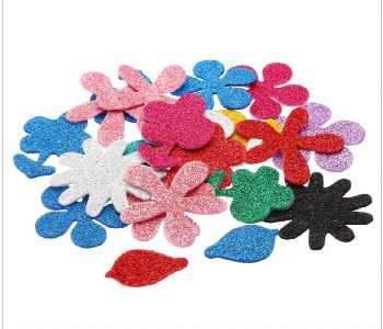 Express Delivery - Assorted Glitter Foam Craft Stickers Peel And Stick Set - ID 7167181