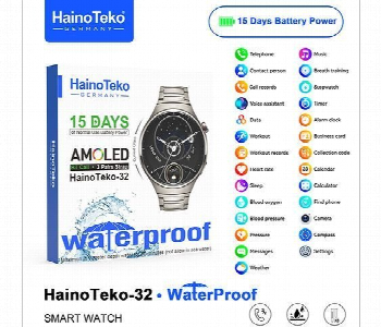 Express Delivery - Hainoteko 32 Smart Watch Amoled Bluetooth Calling Waterproof - ID 7167301