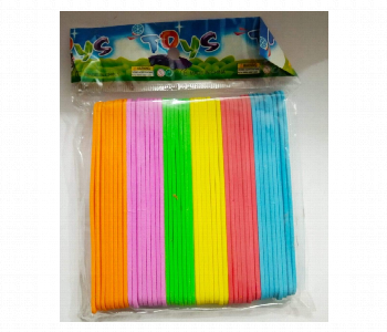 Express Delivery - Foam Ice Cream Sticks 50Pcs Round Corners Assorted Colors - ID 7167342