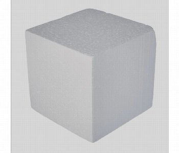 Express Delivery - Soft Foam White Thermocol Block 25Cm Square Craft Diy - ID 7167400