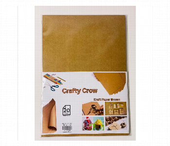 New Arrivals For Crafty Crow Kraft Paper Brown A3 250Gsm 20 Sheets Kpa3250 - ID 7167419