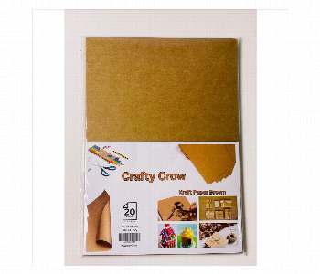 New Arrivals For Crafty Crow Kraft Paper Brown A4 250Gsm 20 Sheets Kpa4250 - ID 7167420