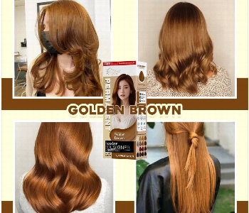 Merrysun Permanent Hair Color Golden Brown 130Ml Front View - ID 7167554