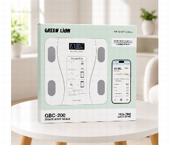 Express Delivery - Green Lion Gbc 200 Smart Body Scale Gws 13 Digital Weight Scale Bluetooth Body Composition Scale White - ID 7167626