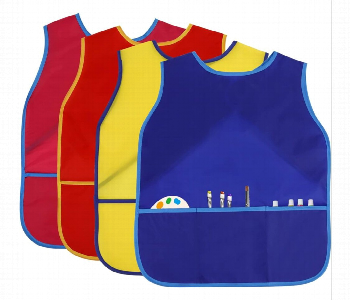 Express Delivery - Art Apron Sleeveless 3 Pocket L Size Waterproof Blue - ID 7167667