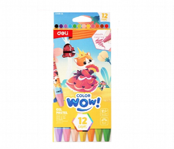 Express Delivery - Deli Color Wow Oil Pastels C228 12 12 Color Art Set - ID 7167734