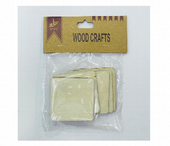 Express Delivery - Biersi Wooden Craft Square 8Pcs 5Cm 2Mm Thick No Mp067 - ID 7167755