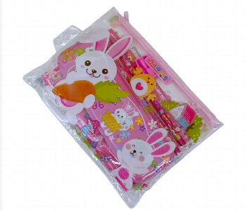 Express Delivery - Fancy Kids Stationery Set With Zipper Pouch School Supplies - ID 7167796