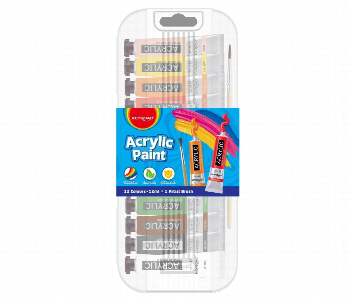 Express Delivery - Keyroad Acrylic Paint Set 12 Colors Into 12Ml Kr972962 - ID 7167942