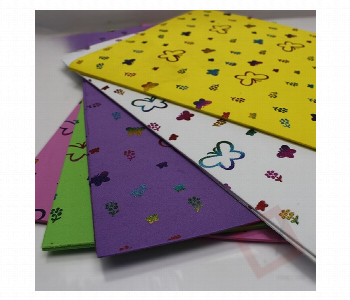 Express Delivery - Craft Eva Sponge Sheet A4 2Mm Mix Design 10Pcs Pack - ID 7168053
