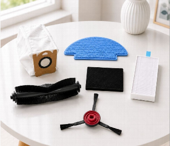 Express Delivery - Green Lion Accessories Set For Smart Robot Vacuum Pro Hepa Filter Side Brush Mop Dust Bag Roller Brush Kit - ID 7168105
