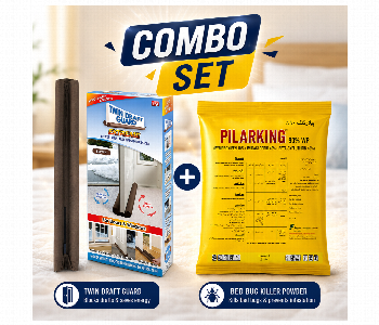 Express Delivery - Pilarking Bed Bug Killer Powder And Taqdeer Twin Draft Guard Home Protection Combo - ID 7168158