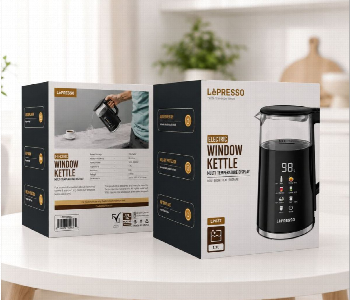 New Arrivals For Lepresso Electric Window Kettle 1.7L 2200W Temperature Control Digital Display Strix Control Black - ID 7168226