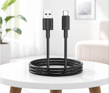 New Arrivals For Porodo Usb A To Usb C Durable Charging Cable 3M Fast Charging 480Mbps Pvc Black - ID 7168233